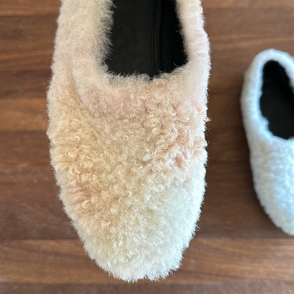 Celine Shearling Flats Shoes - Picture 2 of 8